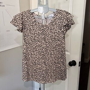 Fyve Leopard Print Blouse